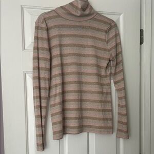 LOFT Metallic Knit Sweater
